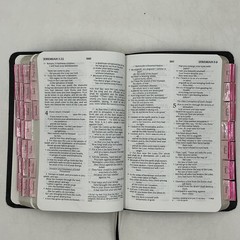 NRSV New Revised Standard Version Premium Bible Black Bonded Leather Abingdon