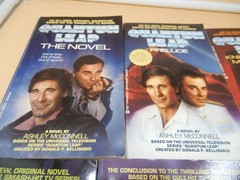 QUANTUM LEAP 8 pb book Lot 1990’s TV Tie In 1st Print Novels Ashley McConnell