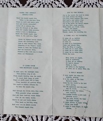 Vtg Wesotych Swiat Merry Christmas Phamphlet Book Songs Polish National Alliance
