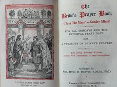 The Bride’s Prayer Book in very good condition. 448 pages. 5.25” x 3.5”