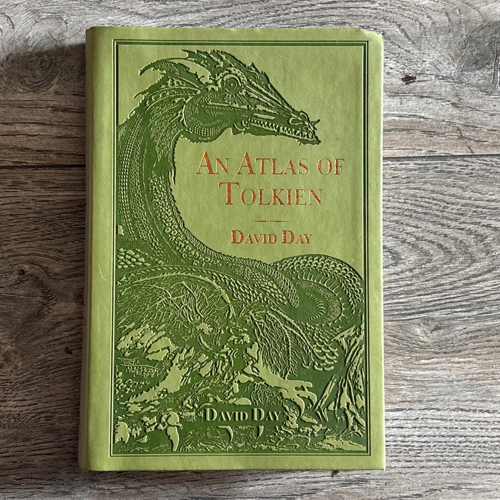 An Atlas of Tolkien David Day Illustrated Guide Flex Bound Faux Leather Hardcove
