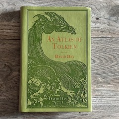 An Atlas of Tolkien David Day Illustrated Guide Flex Bound Faux Leather Hardcove