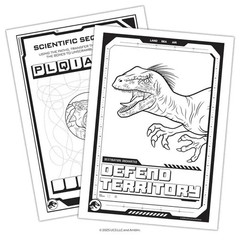 Jurassic World Jumbo Coloring and Activity Book