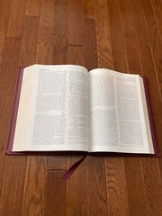 NIV Family Bible 11.5 x 9 x 2 Concordance Gold Gilded Zondervan ’84 Red Cover