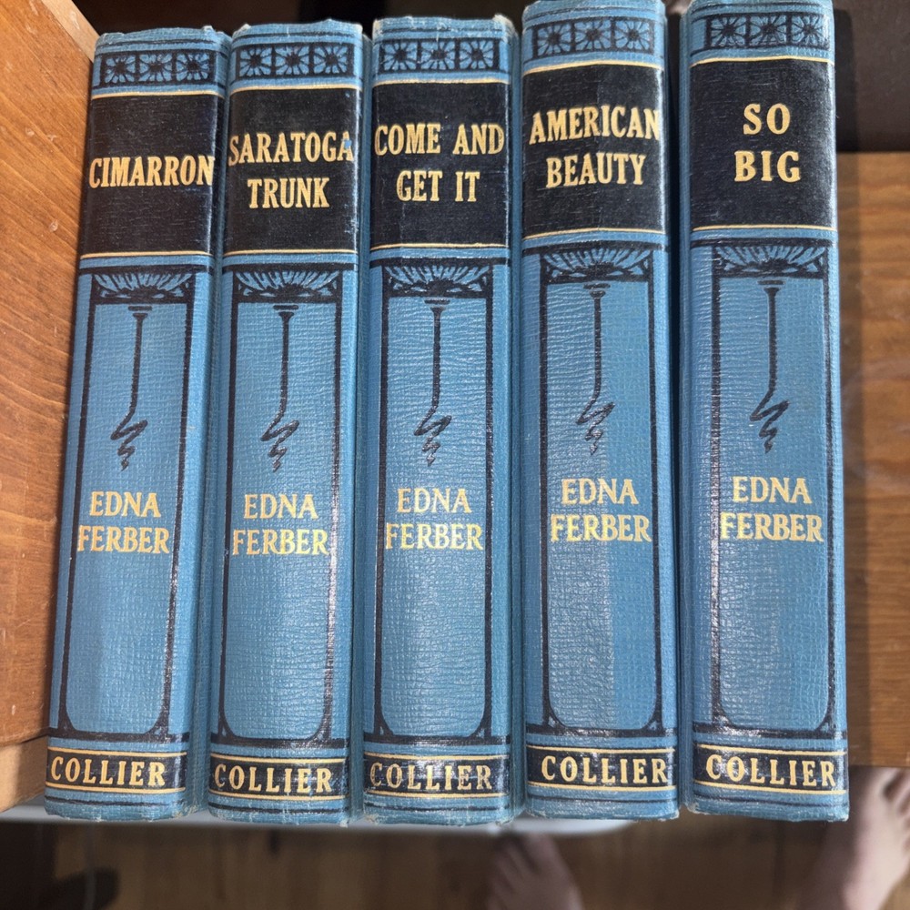 Edna Ferber lot of 5 hardcovers Matching Bindings vintage set So Big Etc, 1935