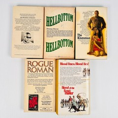 6x Vtg PB Domestic, Historical Fiction Howard Street, Rogue Roman, Hellbottom…