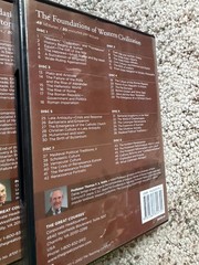 Great Courses: Foundations of Western Civilization I & II – 2 books, 16 DVDs