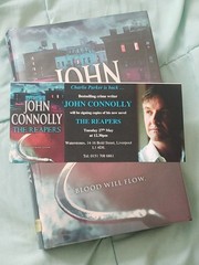 THE REAPERS BY JOHN CONNOLLY 2008 FIRST EDITION HARDCOVER SIGNED WITH MYLAR