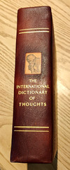 International Dictionary of Thoughts by Bradley Faux Leather HC Ferguson 1969