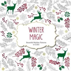Winter Magic: Beautiful Holiday Patterns Coloring Book for Adults (Color – GOOD