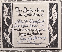 James Gurney SIGNED Bookplate 1st Edition DINOTOPIA: JOURNEY TO CHANDARA Book