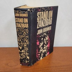 Stand On Zanzibar by John Brunner (Vintage Hardcover w/ DJ BCE, 1968, Doubleday)