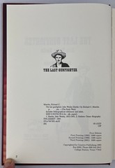 The Last Gunfighter : John Wesley Hardin, Richard C. Marohn, 2001, Outlaws, HCDJ