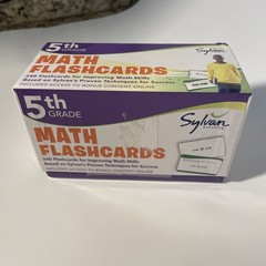 Sylvan Learning 5th Grade Math 240 Flashcards 2013