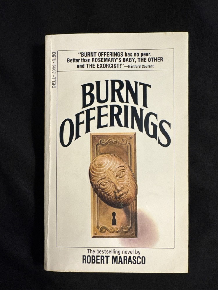 BURNT OFFERINGS Robert Marasco (1st Dell printing) VG 1974 paperback horror