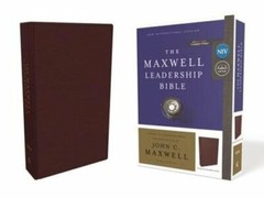 NIV, Maxwell Leadership Bible, 3rd Edition, Premium Bonded Leather, Burgundy,
