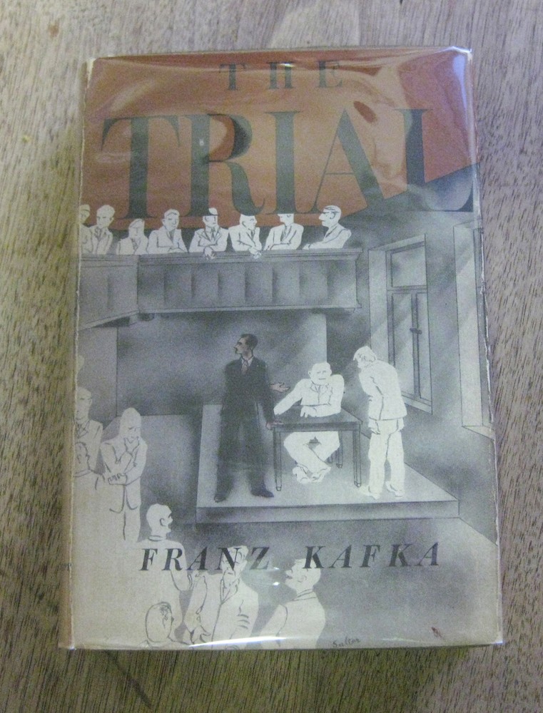 THE TRIAL by Franz Kafka 1st/2nd printing stated – HCDJ 1948 $2.75 Knopf – VG+