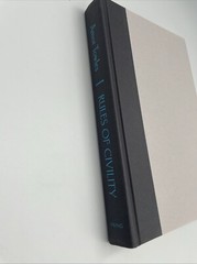 Rules of Civility Amor Towles Signed Hardcover. First Edition 12th Print HCDJ