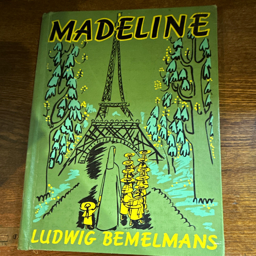 Ludwig Bemelmans Madeline HC Illustrated Ex-Library Viking Press 1939 4-8