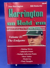 Harrington On Hold ‘Em Poker Volumes I & II, by Dan Harrington Paperback