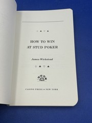 Vintage Rare 7 Card Stud Poker Casino Gambling Paperbacks, 5 Book Lot