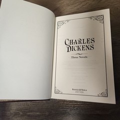 Charles Dickens: Three Novels Bonded Leather Collectible Edition Barnes & Nobles