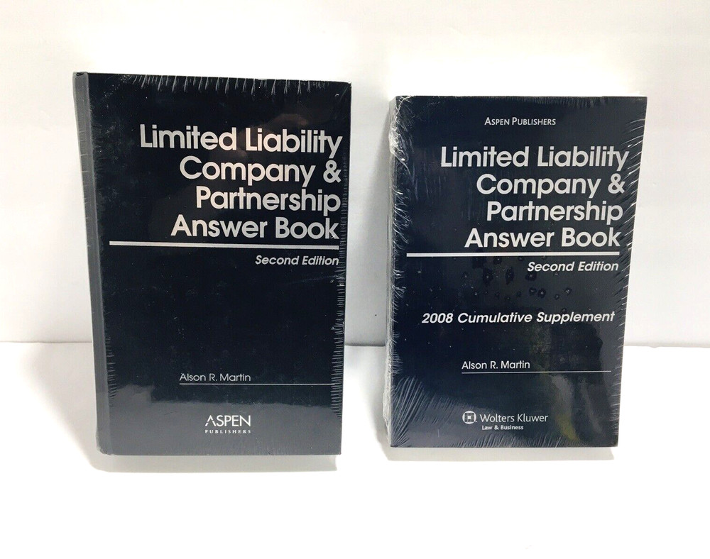 Limited Liability Company & Partnership Answer Book & Cumulative Supplement Book