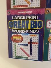 LOT 6 New Large Print GREAT BIG Word-Finds Word Search Kappa 204-209 Free Ship
