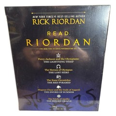 Read Riordan Rick Riordan Paperback Novel 5 Book Box Set Collection New Sealed