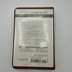 The Holy Bible ESV English Standard Version Compact Bible Celtic Cross New
