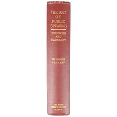 RARE DALE CARNEGIE First Edition The Art of Public Speaking 1915 w/ DUST JACKET!