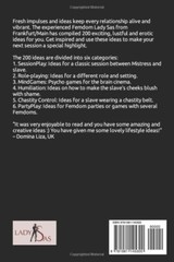 200 Ideas for BDSM Sessions: Femdom – Malesub, Fresh ideas and inspiration for y