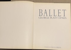 GEORGE PLATT LYNES, Ballet : 1934-1955 (HC, 1st Ed.) Full-Page 11×14 Photos!