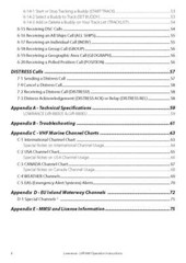 Lowrance LVR 880 VHF Radio Operator Manual Instructions: 76 Pages, Color, Coiled