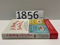 SIGNED A Meatloaf In Every Oven By Frank Bruni & Jennifer Steinhauer 1st Ed 2017