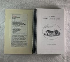 ST. JAMES UNITED CHURCH OF CHRIST Cookbook Barnesville Minnesota 1991 260 Pages