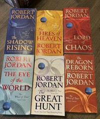 The Wheel of Time Robert Jordan Complete Set PB Books 1-15, 2 Sealed Box Sets
