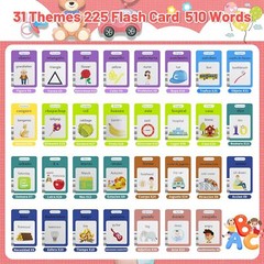 510 Sight Words, Talking Flash Cards-(Blue or Pink)