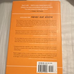Never Eat Alone Keith Ferrazzi Tahl Raz Hardcover Business Communication