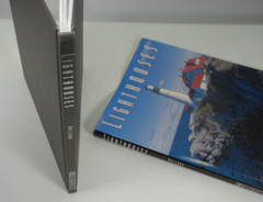 Lighthouses LARGE 12.5 x 11 in HARDCOVER by F. Ross Holland – 1995 Metro Books