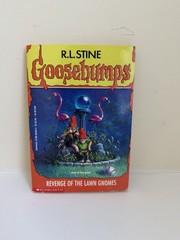 Goosebumps 34 Revenge Of The Lawn Gnomes First Printing w/ Sticker R. L. Stine