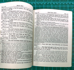 Vintage 1976 National Alliance Football Rule Book NFHS High School Softcover