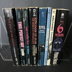 Horror Book Lot x 8 Vintage Mass Market Paperbacks Various Titles as Shown