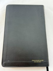 2007 ESV Thinline Bible, Red Letter (Premium Bonded Leather, Black) Crossway