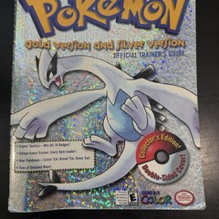 Pokemon Gold and Silver Strategy Guide Brady Games 2000 Holographic Cover