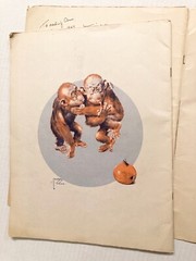 c1940s Lawson Wood Granpops Book of Fun Anthropomorphic Monkey Chimp Ape Animal