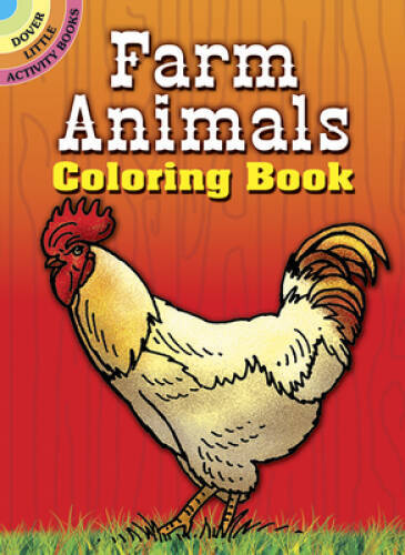 Farm Animals Coloring Book (Dover Little Activity Books) – Paperback – VERY GOOD
