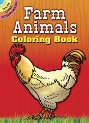 Farm Animals Coloring Book (Dover Little Activity Books) – Paperback – VERY GOOD
