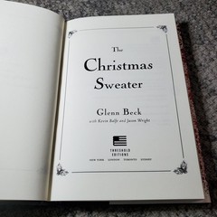 The Christmas Sweater Glenn Beck 2008 Hardcover Threshold Editions