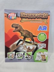 Dinosaur World AR Interactive 4D Coloring Book Augmented Reality Pukka 8421-FUN
